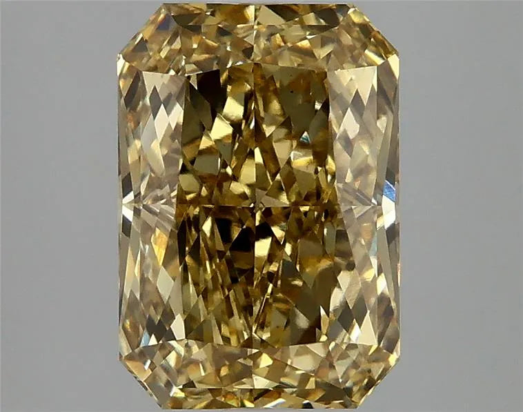 3.03ct Radiant Lab Grown Diamond (Colour Fancy Intense Gray Yellow, Clarity VS1, IGI Certified)