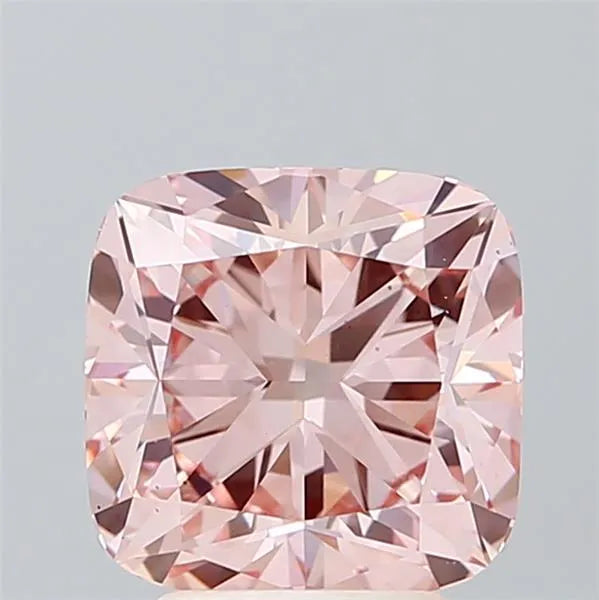 3.04ct Cushion brilliant Lab Grown Diamond (Colour Fancy Intense Pink, Clarity VS2, IGI Certified)