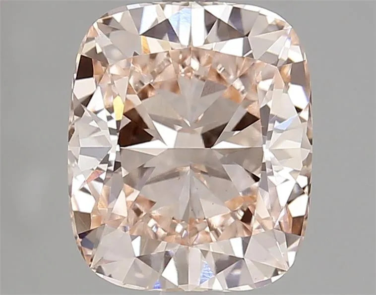 3.04ct Cushion modified Lab Grown Diamond (Colour Fancy Intense Pink, Clarity VS1, IGI Certified)