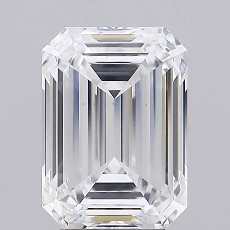 3.04ct Emerald Lab Grown Diamond (Colour D, Clarity VS1, IGI Certified)