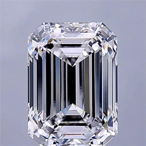 3.04ct Emerald Lab Grown Diamond (Colour D, Clarity VVS1, IGI Certified)