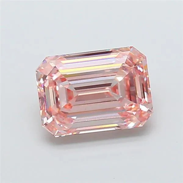 3.04ct Emerald Lab Grown Diamond (Colour Fancy Intense Pink, Clarity VS2, IGI Certified)