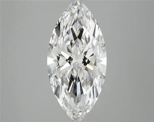 3.04ct Marquise Lab Grown Diamond (Colour E, Clarity VVS2, IGI Certified)