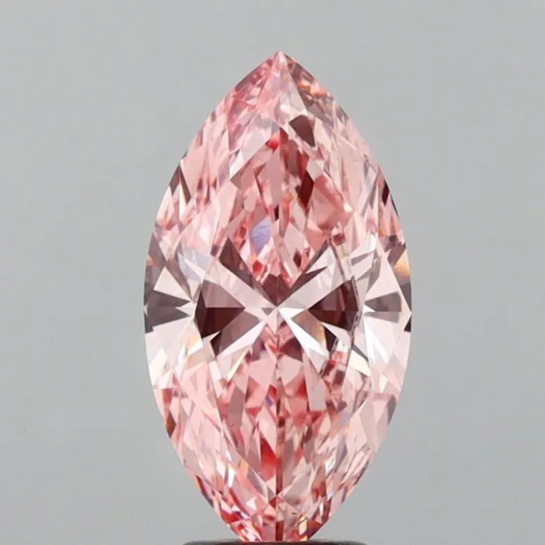 3.04ct Marquise Lab Grown Diamond (Colour Fancy Intense Pink, Clarity VS1, IGI Certified)