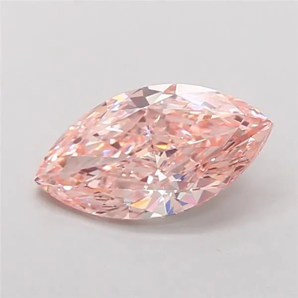 3.04ct Marquise Lab Grown Diamond (Colour Fancy Intense Pink, Clarity VVS2, IGI Certified)