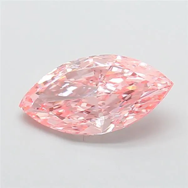 3.04ct Marquise Lab Grown Diamond (Colour Fancy Vivid Pink, Clarity VS1, IGI Certified)