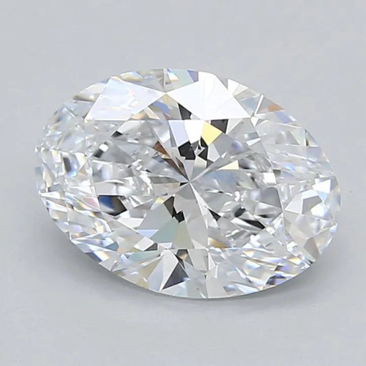 3.04ct Oval Lab Grown Diamond (Colour D, Clarity FL, IGI Certified)