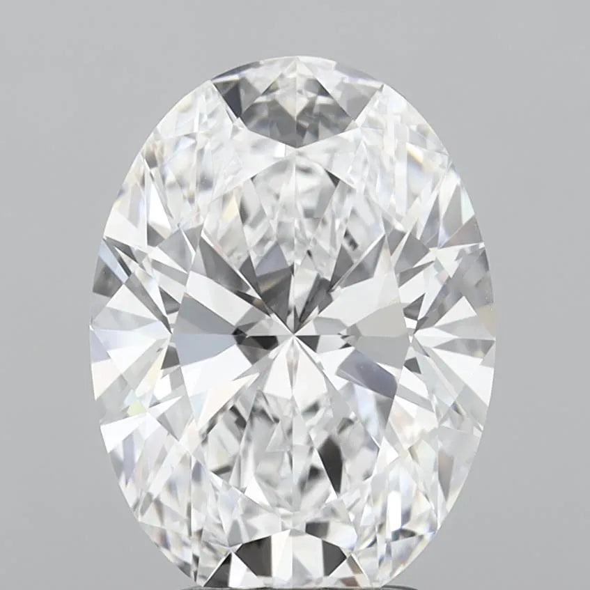 3.04ct Oval Lab Grown Diamond (Colour D, Clarity FL, IGI Certified)