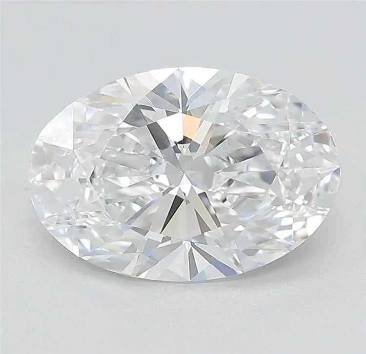 3.04ct Oval Lab Grown Diamond (Colour D, Clarity IF, Cut EX, IGI Certified)