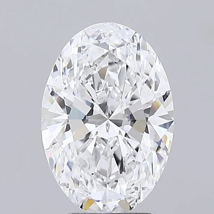 3.04ct Oval Lab Grown Diamond (Colour D, Clarity IF, IGI Certified)