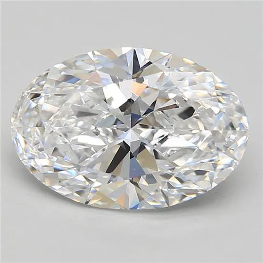 3.04ct Oval Lab Grown Diamond (Colour D, Clarity VVS1, GIA Certified)