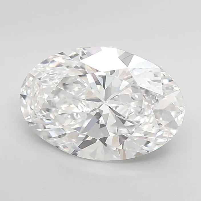 3.04ct Oval Lab Grown Diamond (Colour D, Clarity VVS2, IGI Certified)