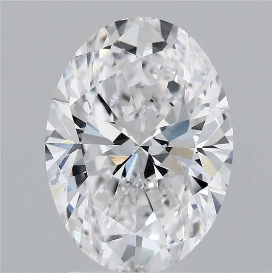 3.04ct Oval Lab Grown Diamond (Colour D, Clarity VVS2, IGI Certified)
