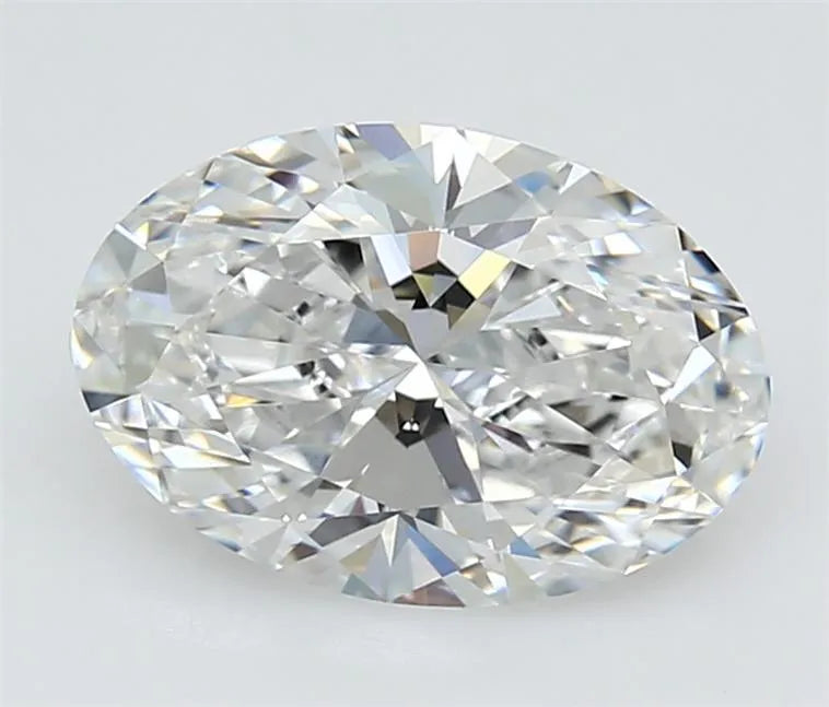 3.04ct Oval Lab Grown Diamond (Colour E, Clarity VVS1, GIA Certified)