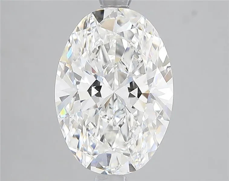 3.04ct Oval Lab Grown Diamond (Colour E, Clarity VVS1, IGI Certified)