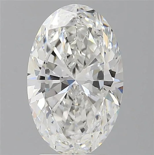 3.04ct Oval Lab Grown Diamond (Colour E, Clarity VVS1, IGI Certified)