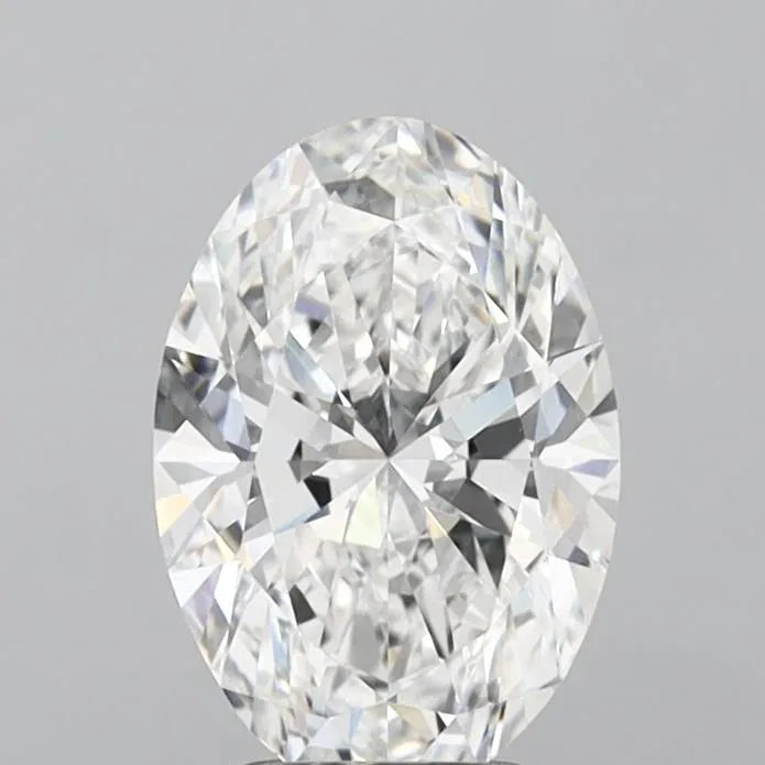 3.04ct Oval Lab Grown Diamond (Colour E, Clarity VVS2, IGI Certified)