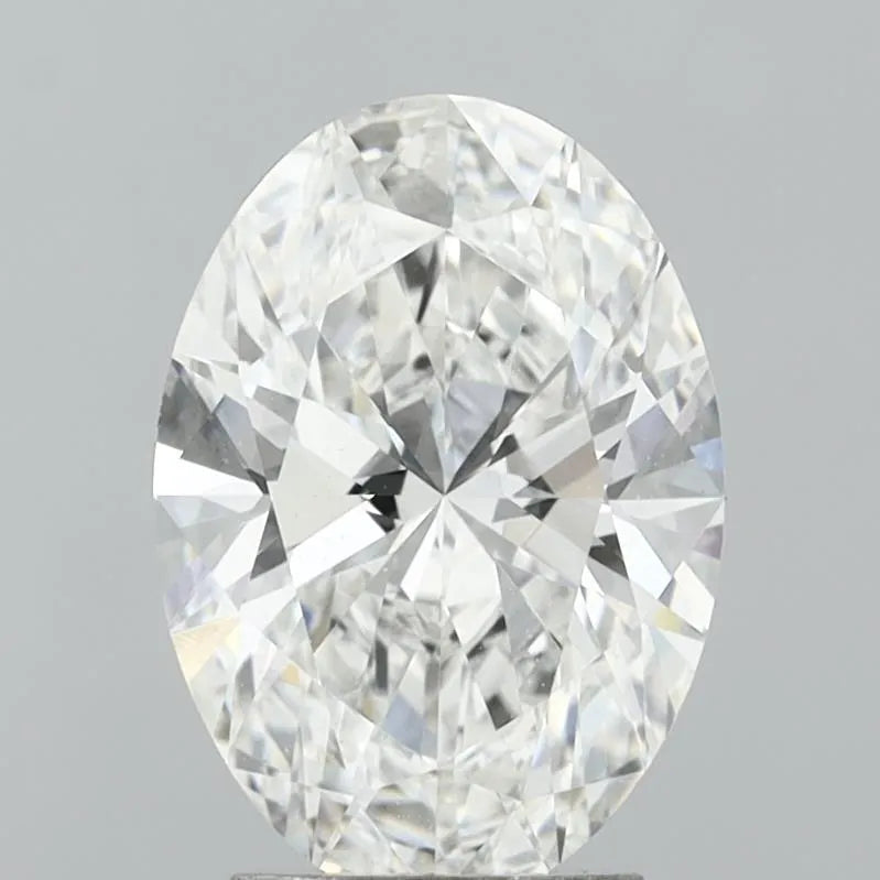 3.04ct Oval Lab Grown Diamond (Colour F, Clarity VVS2, IGI Certified)