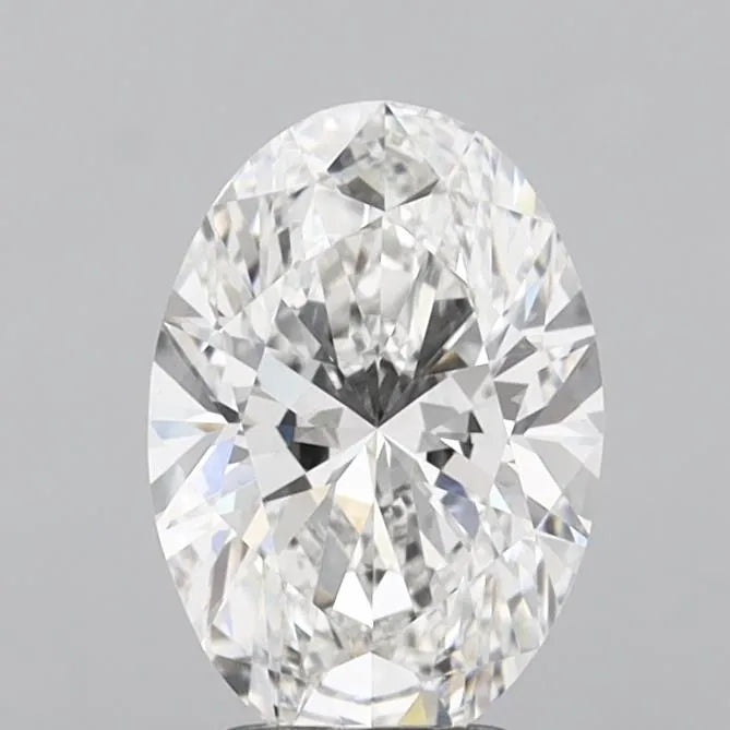 3.04ct Oval Lab Grown Diamond (Colour F, Clarity VVS2, IGI Certified)