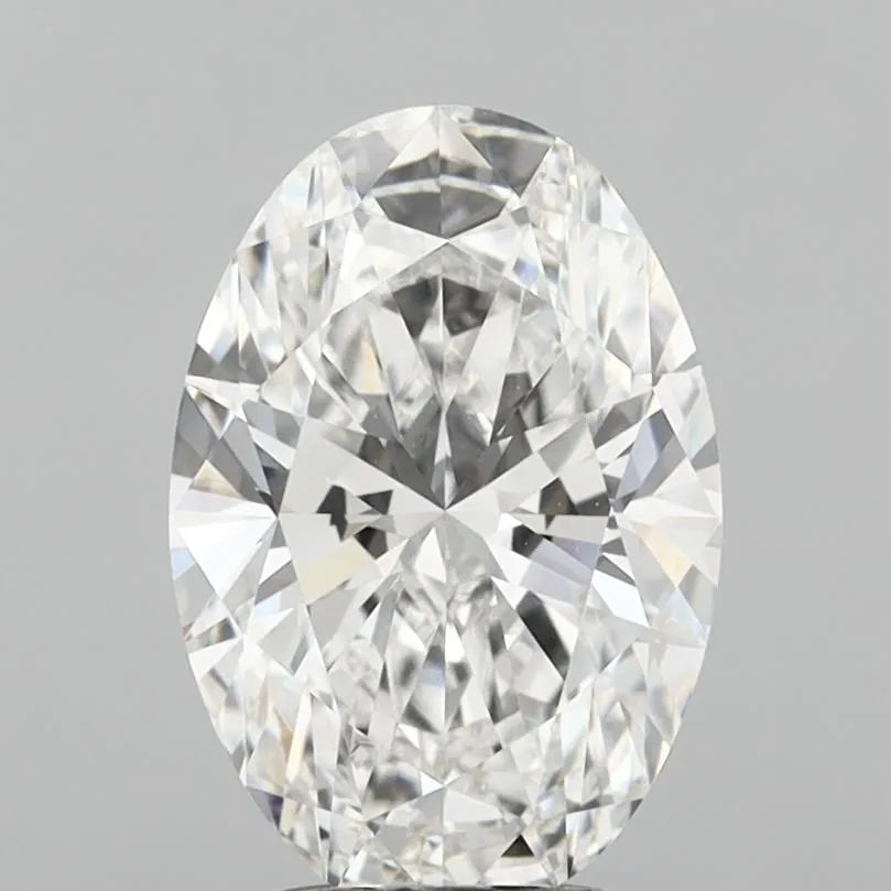 3.04ct Oval Lab Grown Diamond (Colour F, Clarity VVS2, IGI Certified)