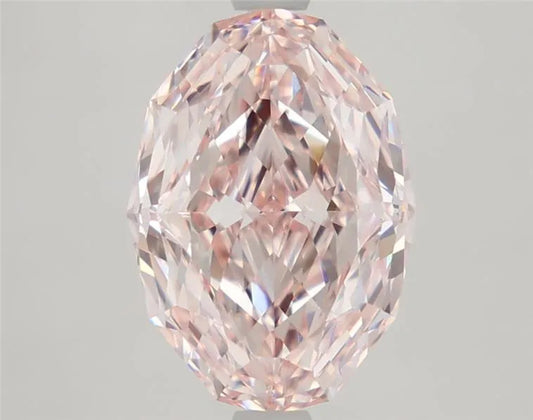 3.04ct Oval Lab Grown Diamond (Colour Fancy Pink, Clarity VVS2, IGI Certified)