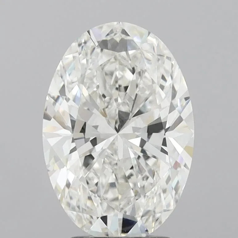 3.04ct Oval Lab Grown Diamond (Colour G, Clarity VVS2, IGI Certified)