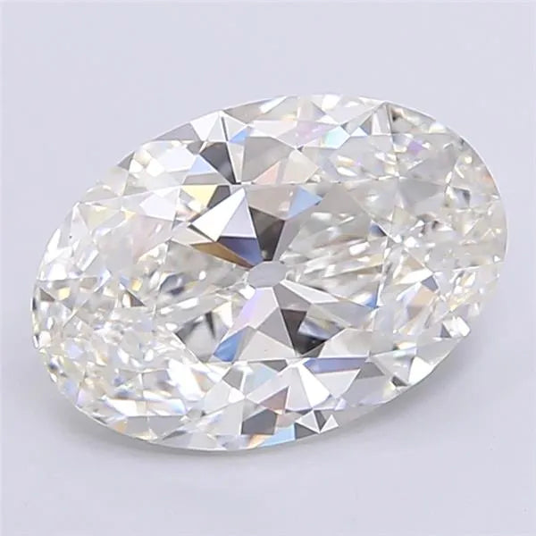 3.04ct Oval Lab Grown Diamond (Colour G, Clarity VVS2, IGI Certified)