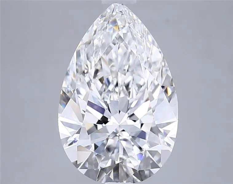 3.04ct Pear Lab Grown Diamond (Colour E, Clarity VVS2, IGI Certified)