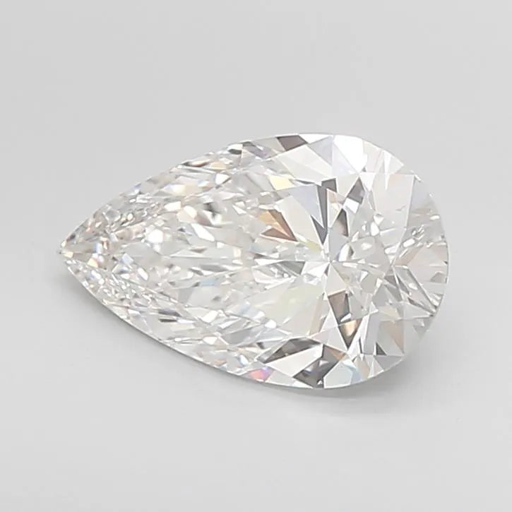 3.04ct Pear Lab Grown Diamond (Colour E, Clarity VVS2, IGI Certified)