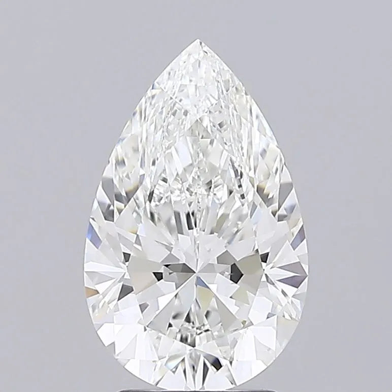 3.04ct Pear Lab Grown Diamond (Colour F, Clarity VVS1, IGI Certified)