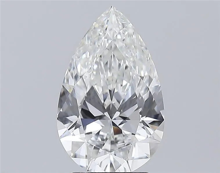 3.04ct Pear Lab Grown Diamond (Colour F, Clarity VVS2, IGI Certified)