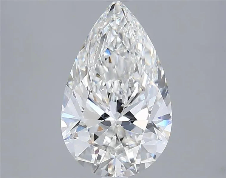 3.04ct Pear Lab Grown Diamond (Colour F, Clarity VVS2, IGI Certified)