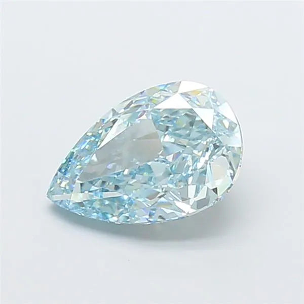 3.04ct Pear Lab Grown Diamond (Colour Fancy Intense Green, Clarity VVS2, IGI Certified)