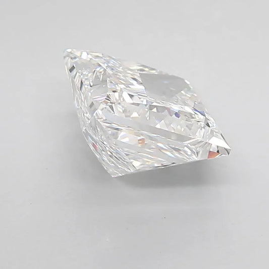 3.04ct Princess Lab Grown Diamond (Colour D, Clarity IF, Cut EX, IGI Certified)