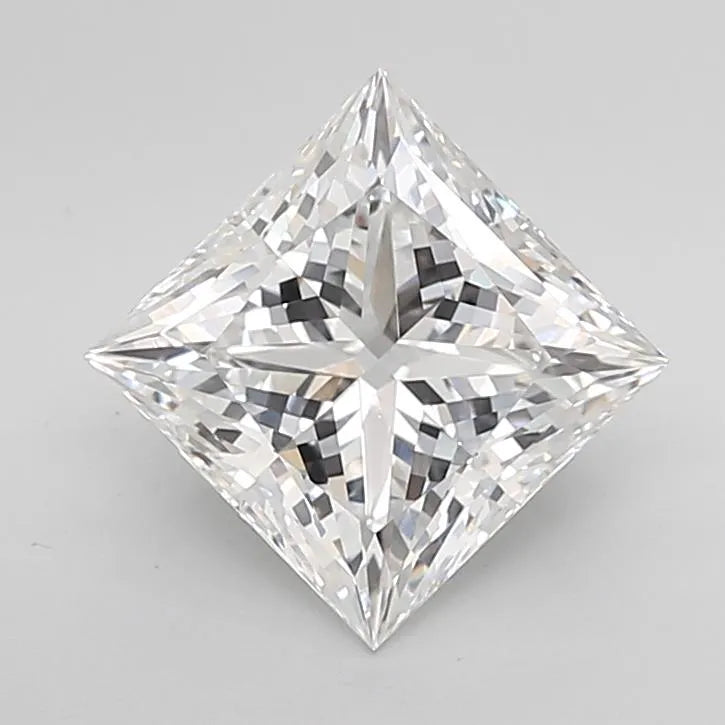 3.04ct Princess Lab Grown Diamond (Colour E, Clarity VVS2, IGI Certified)