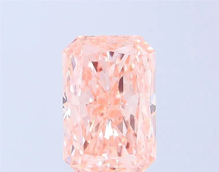 3.04ct Radiant Lab Grown Diamond (Colour Fancy Intense Orangey Pink, Clarity VS1, IGI Certified)