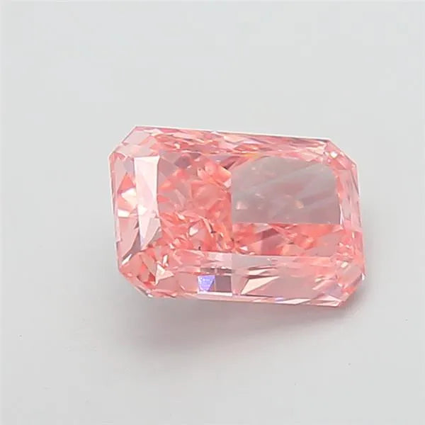 3.04ct Radiant Lab Grown Diamond (Colour Fancy Vivid Orangey Pink, Clarity VS1, IGI Certified)