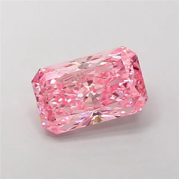 3.04ct Radiant Lab Grown Diamond (Colour Fancy Vivid Pink, Clarity VS2, IGI Certified)