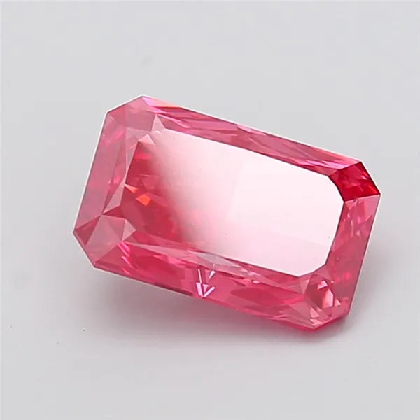 3.04ct Radiant Lab Grown Diamond (Colour Fancy Vivid Pink, Clarity VS2, IGI Certified)