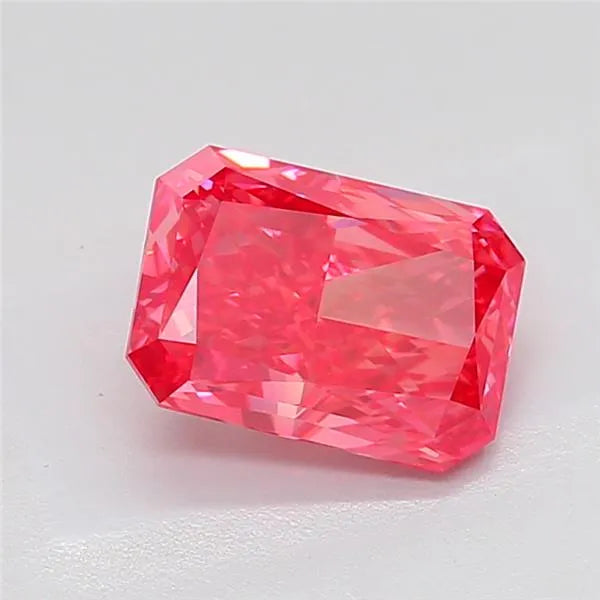 3.04ct Radiant Lab Grown Diamond (Colour Fancy Vivid Pink, Clarity VVS2, IGI Certified)