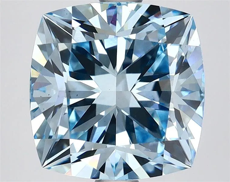 3.05ct Cushion brilliant Lab Grown Diamond (Colour Fancy Intense Blue, Clarity VS1, IGI Certified)