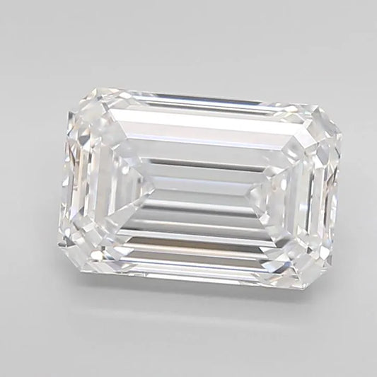 3.05ct Emerald Lab Grown Diamond (Colour D, Clarity IF, Cut EX, IGI Certified)
