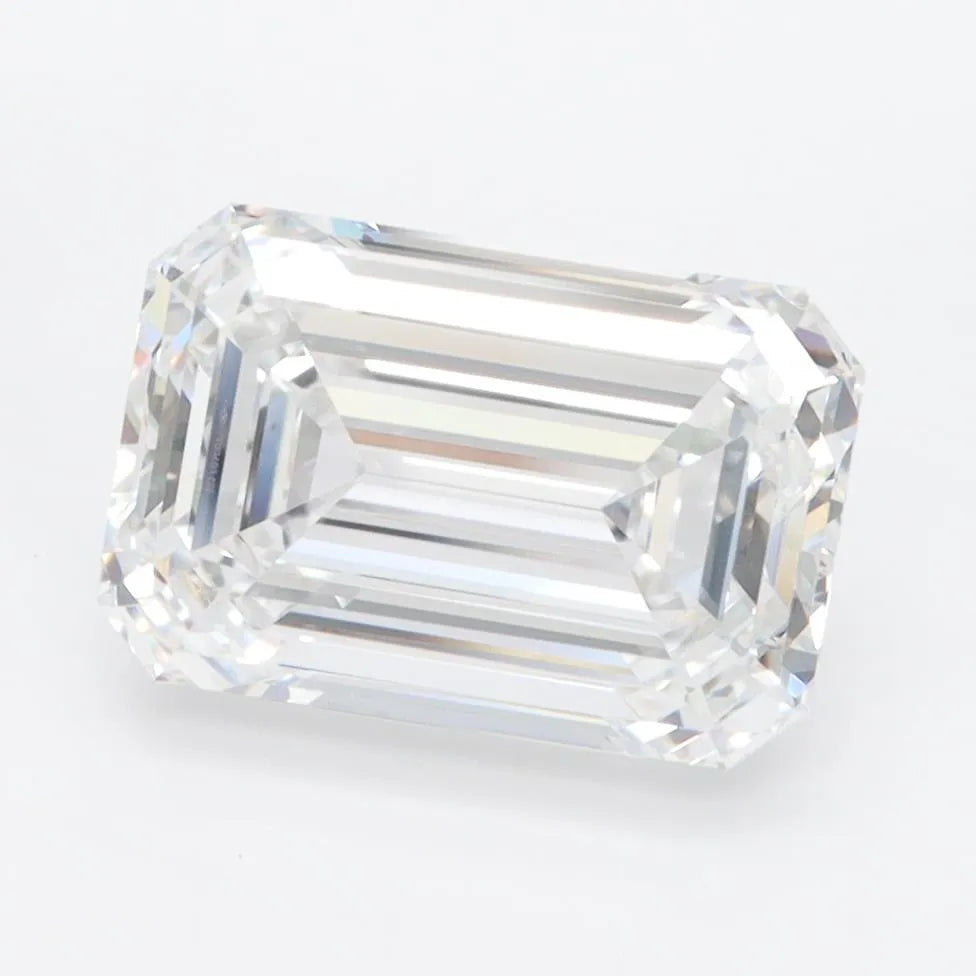 3.05ct Emerald Lab Grown Diamond (Colour D, Clarity VVS1, IGI Certified)