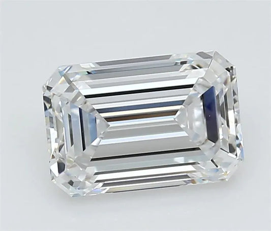 3.05ct Emerald Lab Grown Diamond (Colour D, Clarity VVS2, GIA Certified)