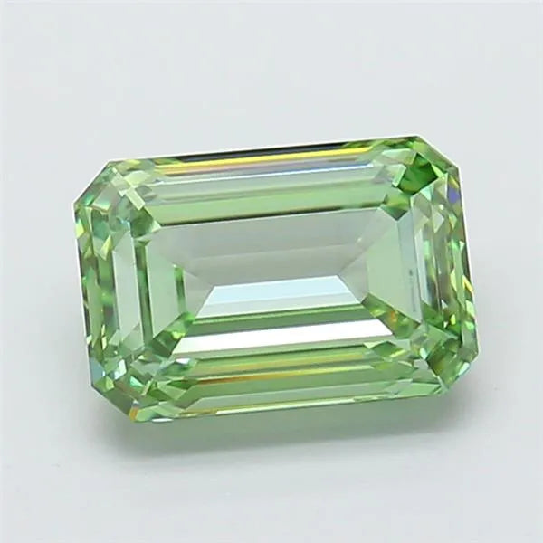 3.05ct Emerald Lab Grown Diamond (Colour Fancy Vivid Green, Clarity VS1, IGI Certified)