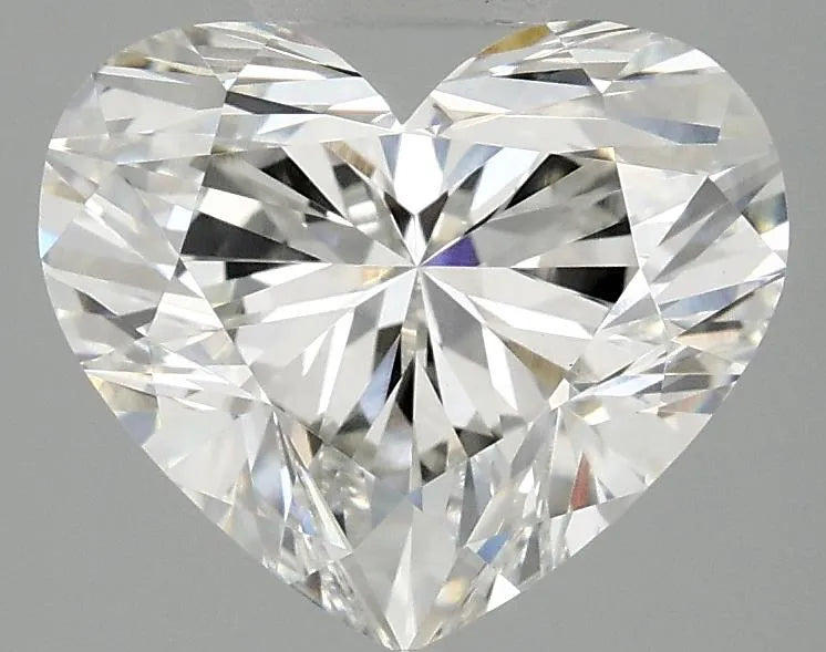 3.05ct Heart Lab Grown Diamond (Colour G, Clarity VVS2, IGI Certified)