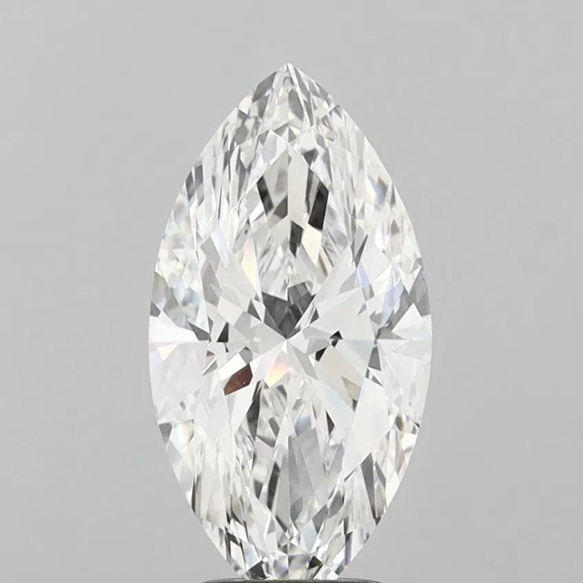 3.05ct Marquise Lab Grown Diamond (Colour F, Clarity VVS2, IGI Certified)