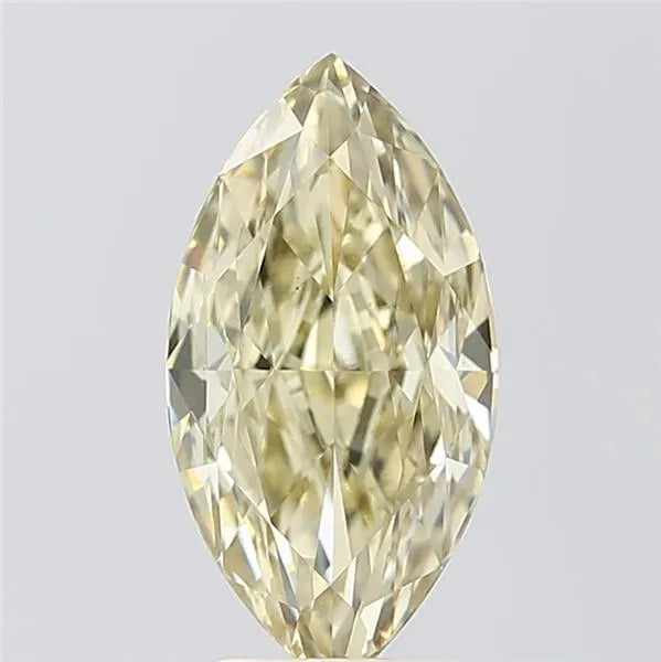 3.05ct Marquise Lab Grown Diamond (Colour Fancy Light Yellow, Clarity VS1, IGI Certified)