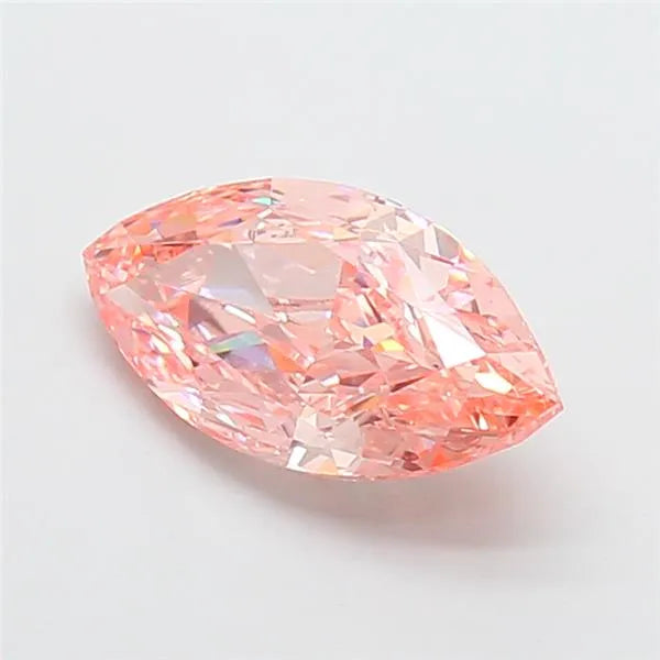 3.05ct Marquise Lab Grown Diamond (Colour Fancy Vivid Pink, Clarity VS1, IGI Certified)