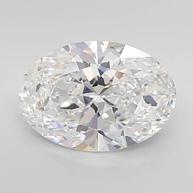 3.05ct Oval Lab Grown Diamond (Colour D, Clarity IF, Cut EX, IGI Certified)